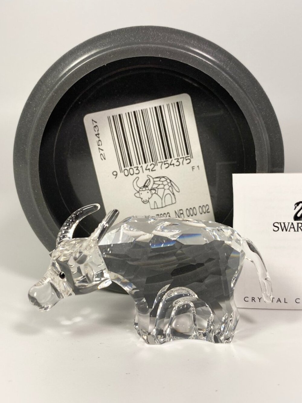 Swarovski  large Figurine 275437 Zodiac Water Buffalo  Original box + CoA